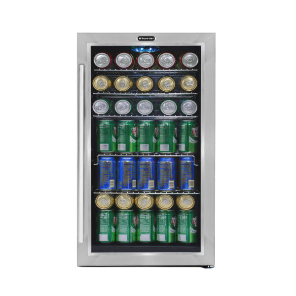 Whynter BR-130SB 17″ 127-Can Freestanding Beverage Refrigerator Cooler – Stainless Steel