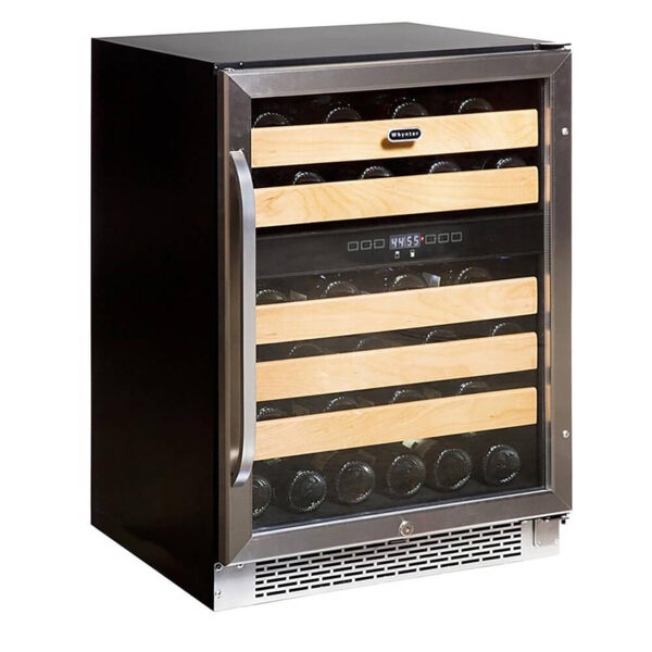 Whynter BWR-462DZ/BWR-462DZa 24" Width 46 bottle Dual Zone Built-In Wine Refrigerator