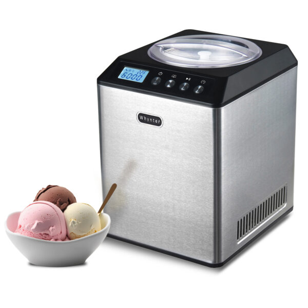 Whynter ICM-201SB 2.1 Quart Capacity Automatic Compressor Ice Cream Maker with Stainless Steel Bowl