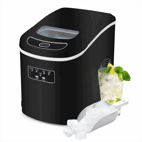 Whynter IMC-270MB Compact Portable Ice Maker 27 lb capacity - Metallic Black