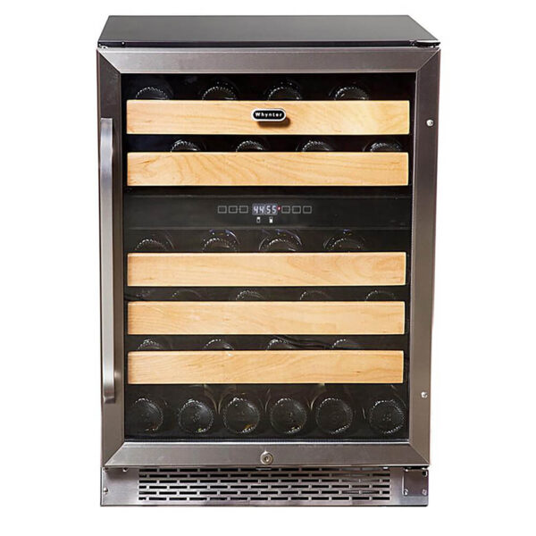 Whynter BWR-461DZ 46 Bottle Dual Temperature Zone Built-In Wine Refrigerator