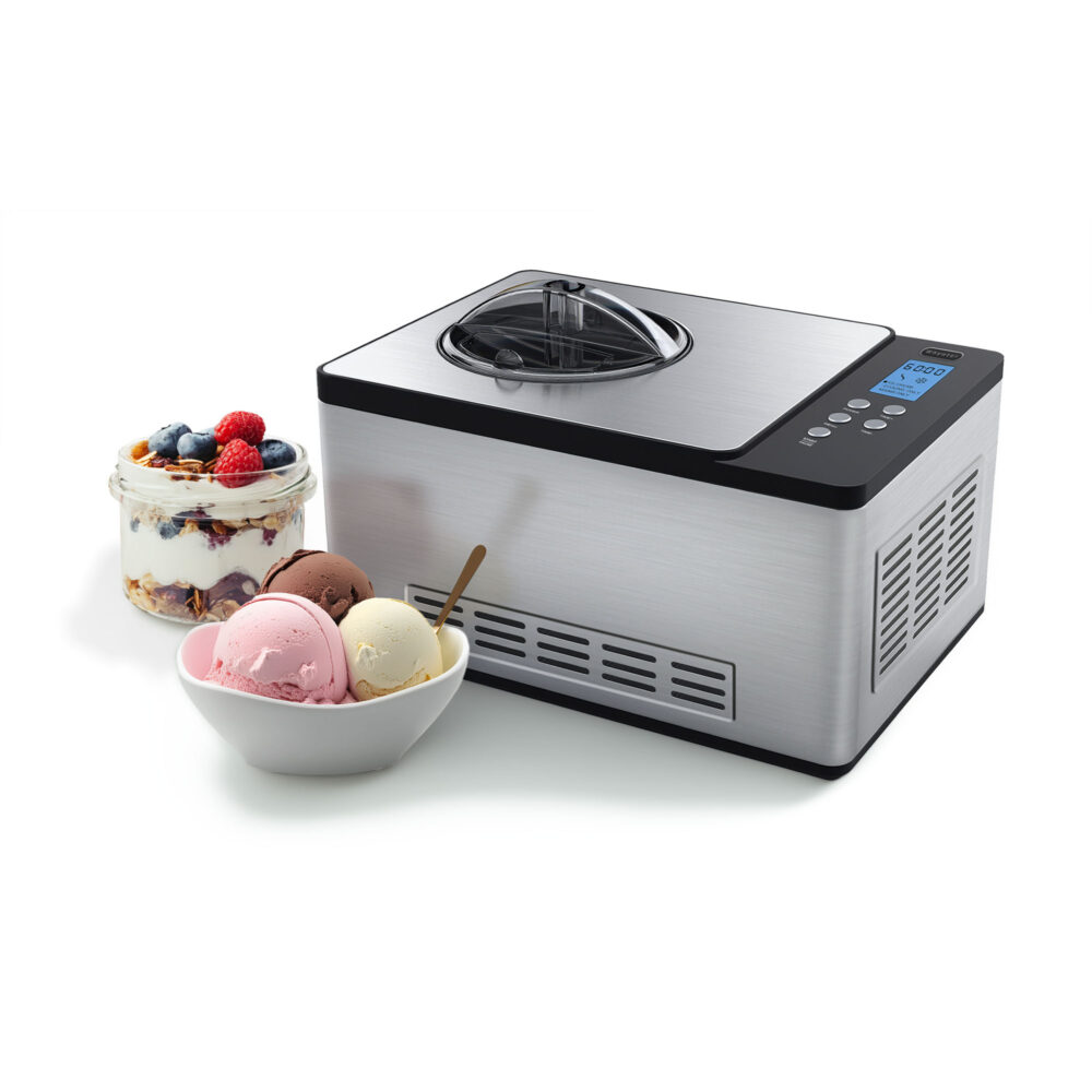 Whynter 2.1 Quart Automatic Compressor Ice Cream Maker and Yogurt Incubator
