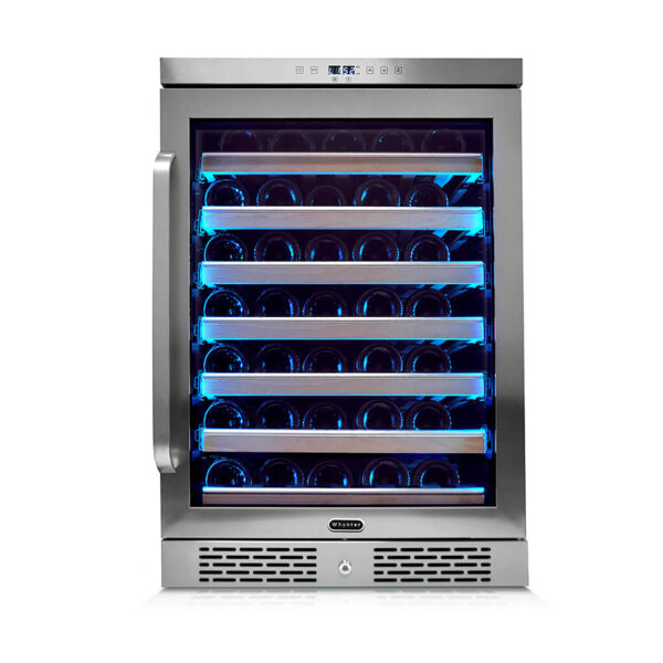 Whynter BWR-545XS Elite Spectrum Lightshow 54 Bottle Wine Refrigerator with Stainless steel Touch Controls