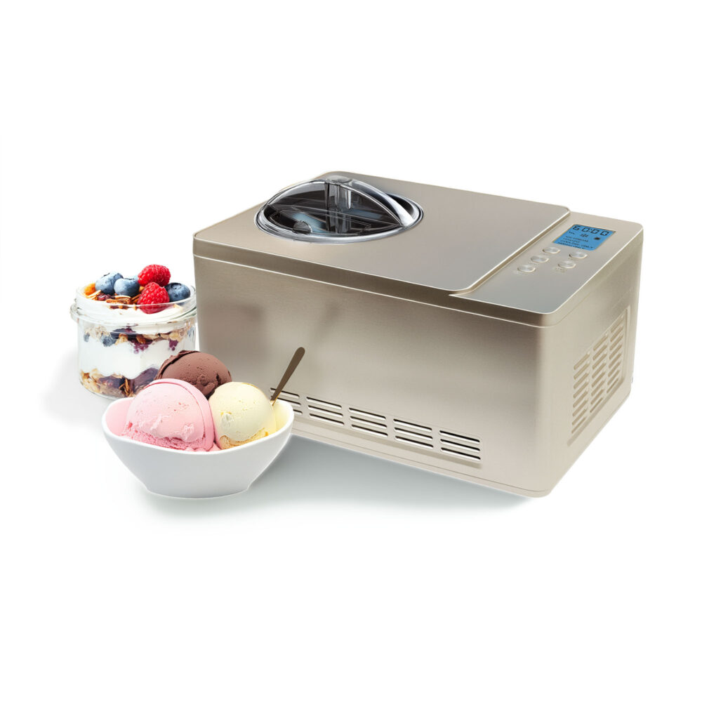 Whynter 2.1 Quart Automatic Compressor Ice Cream Maker and Yogurt Incubator
