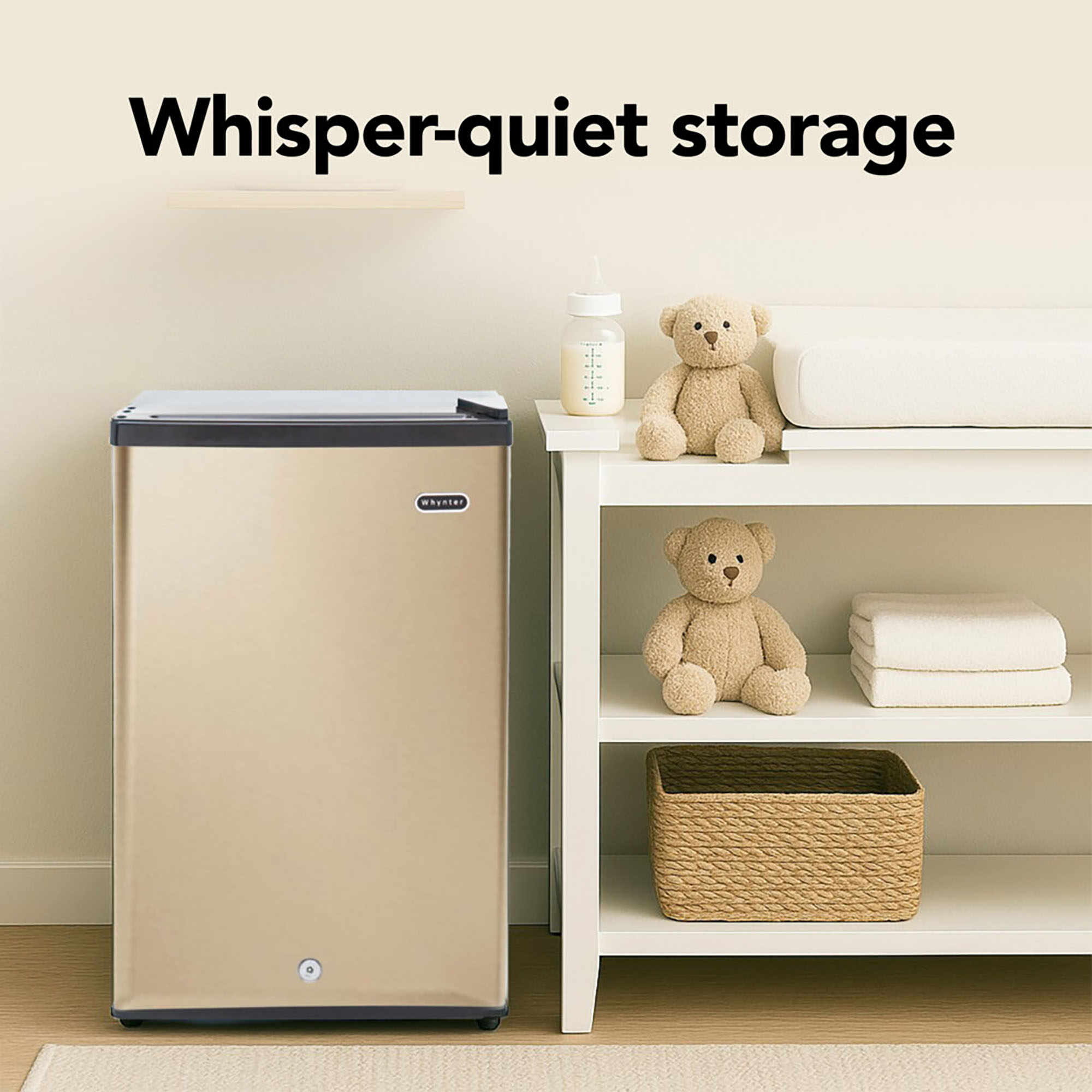 CUF-210SSG Upright Gold Freezer | Find Quality at Whynter