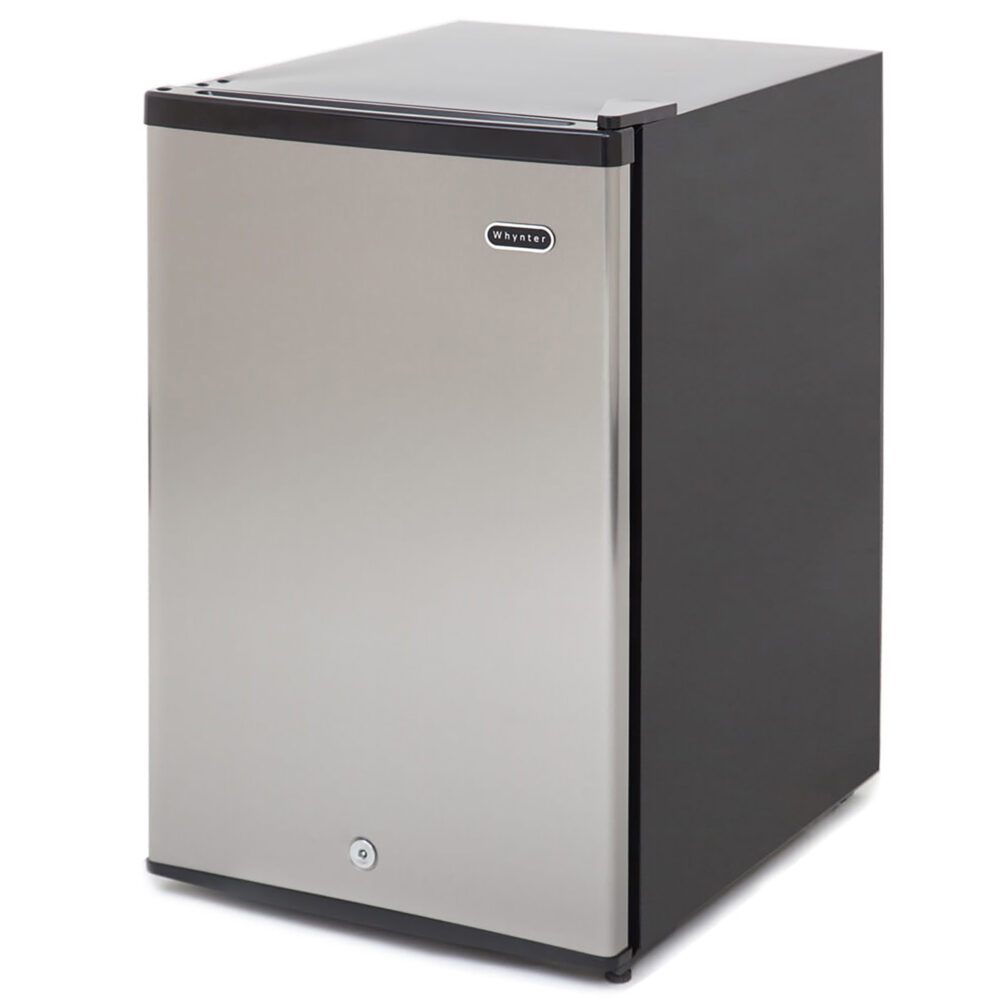 whynter-CUF-301SS-silver-compact-Freezer-3-cu-ft-left