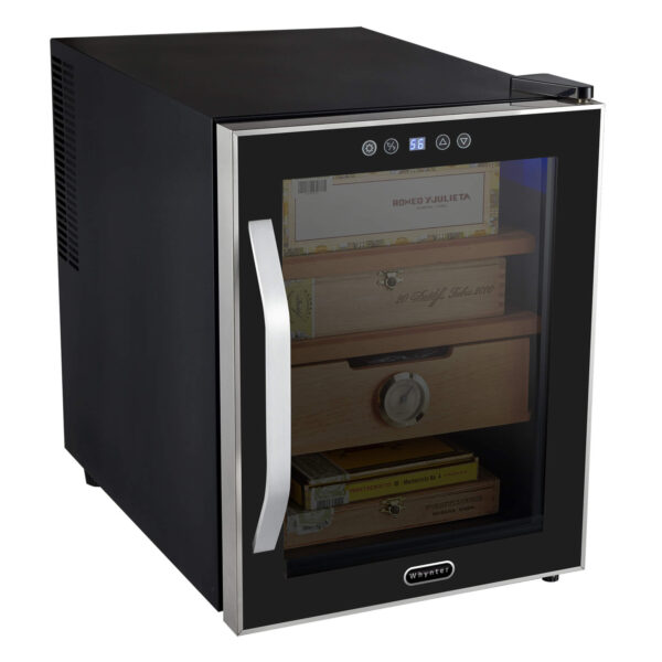 Whynter CHC-122BD/CHC-122BDa Elite Touch Control 250-Count 1.2 cu.ft. Electric Cigar Cooler Humidor - Stainless Steel