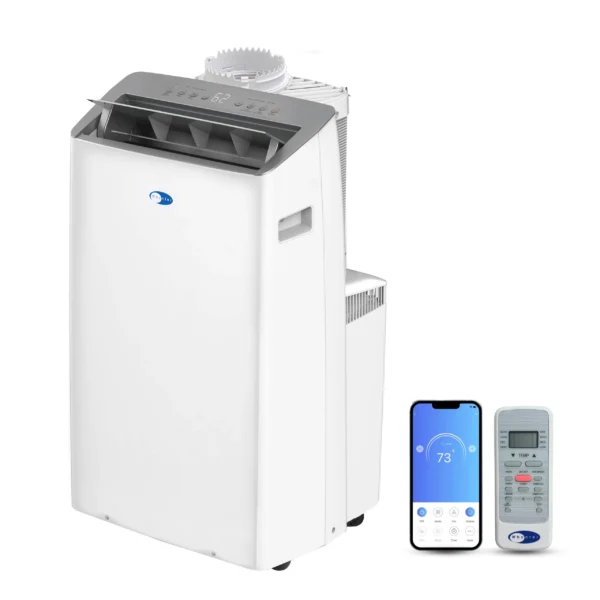 Whynter ARC-1030WN NEX Inverter 12,000 BTU (ASHRAE) 10,000 BTU (SACC) Smart Control Dual Hose Portable Air Conditioner