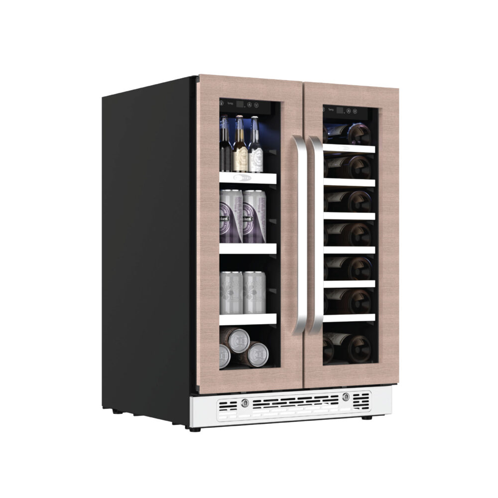 Photo of PRWB-2060-FD dual-zone beverage and wine cooler