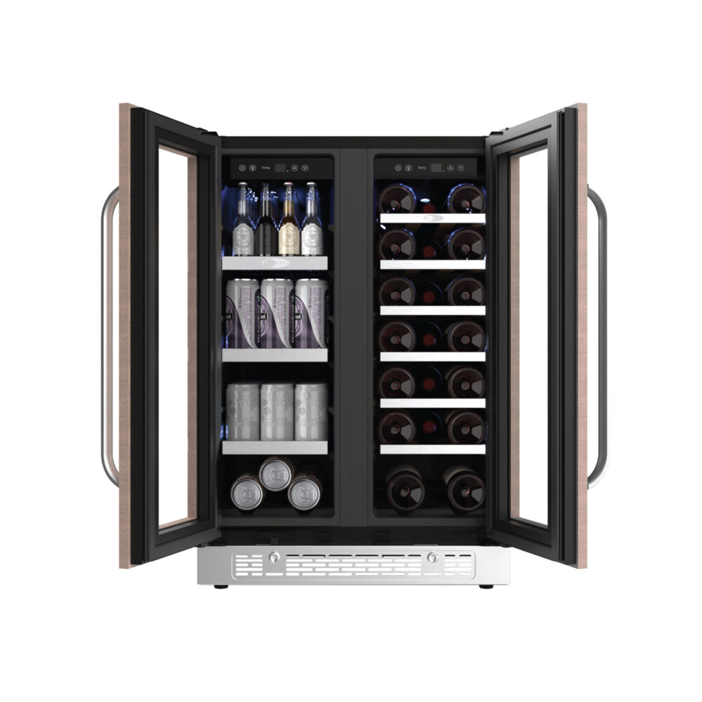 Photo of PRWB-2060-FD dual-zone beverage and wine cooler