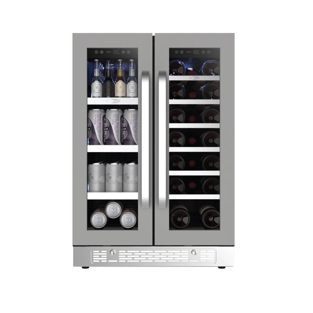 Photo of PRWB-2060-FD dual-zone beverage and wine cooler