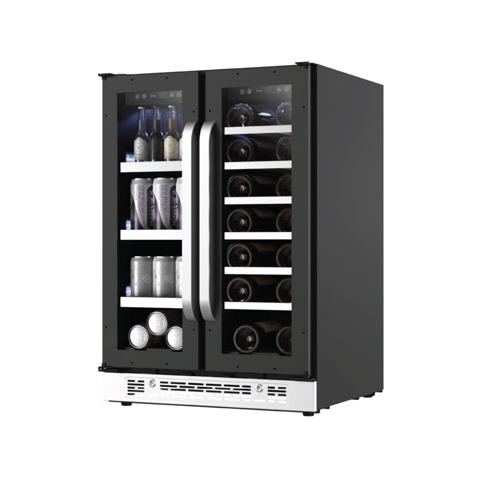 Photo of PRWB-2060-FD dual-zone beverage and wine cooler