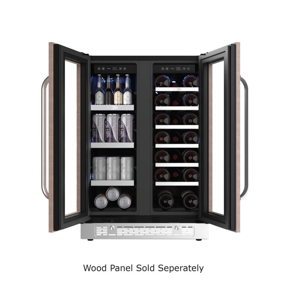 Photo of PRWB-2060-FD dual-zone beverage and wine cooler