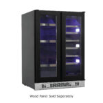 Photo of PRWB-2060-FD dual-zone beverage and wine cooler