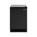 Whynter UIM-158-BK black automatic ice maker, front view with reversible door