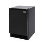 Whynter UIM-158-BK black automatic ice maker, front left view