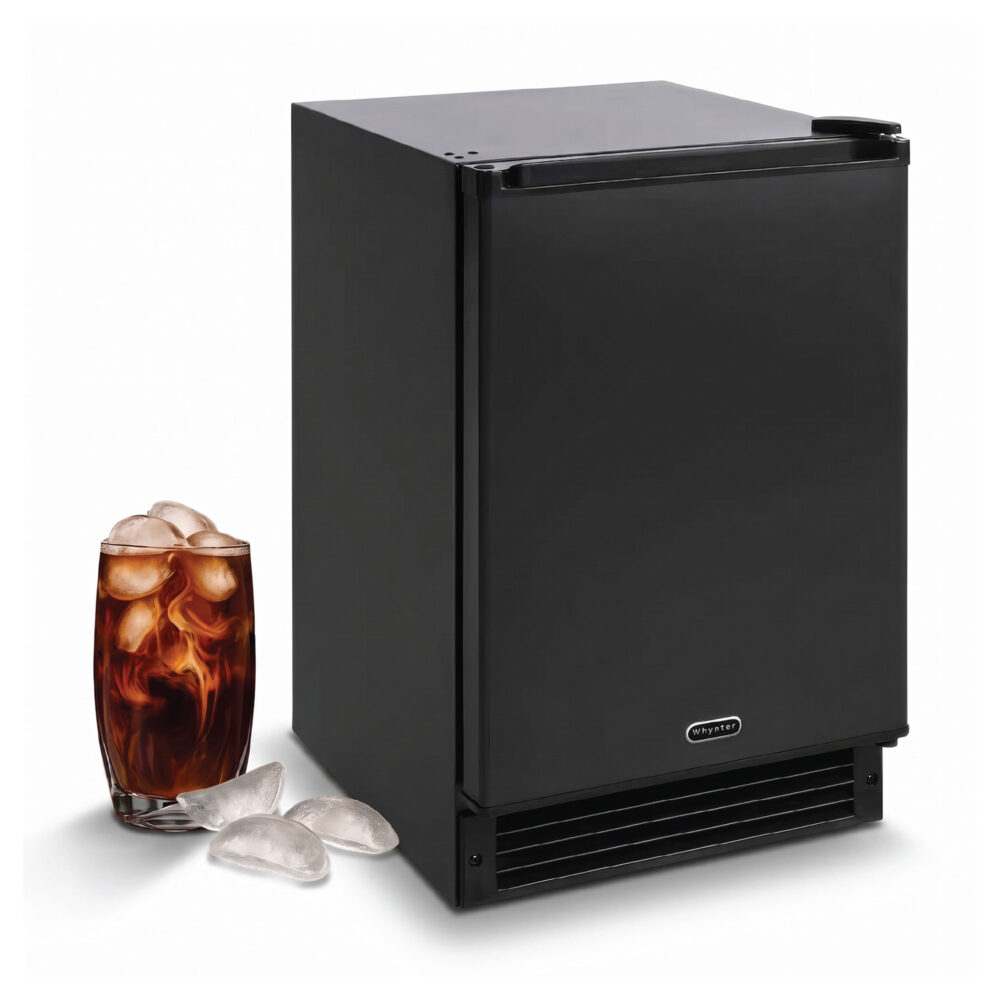Whynter UIM-158BK automatic ice maker with crescent ice