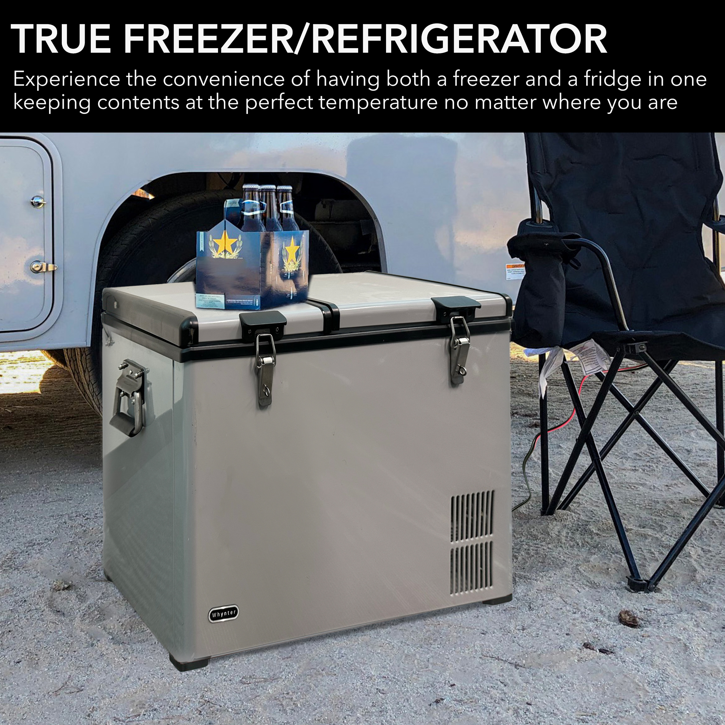 FM-62DZ 62 Quart Portable Freezer/Fridge Combo