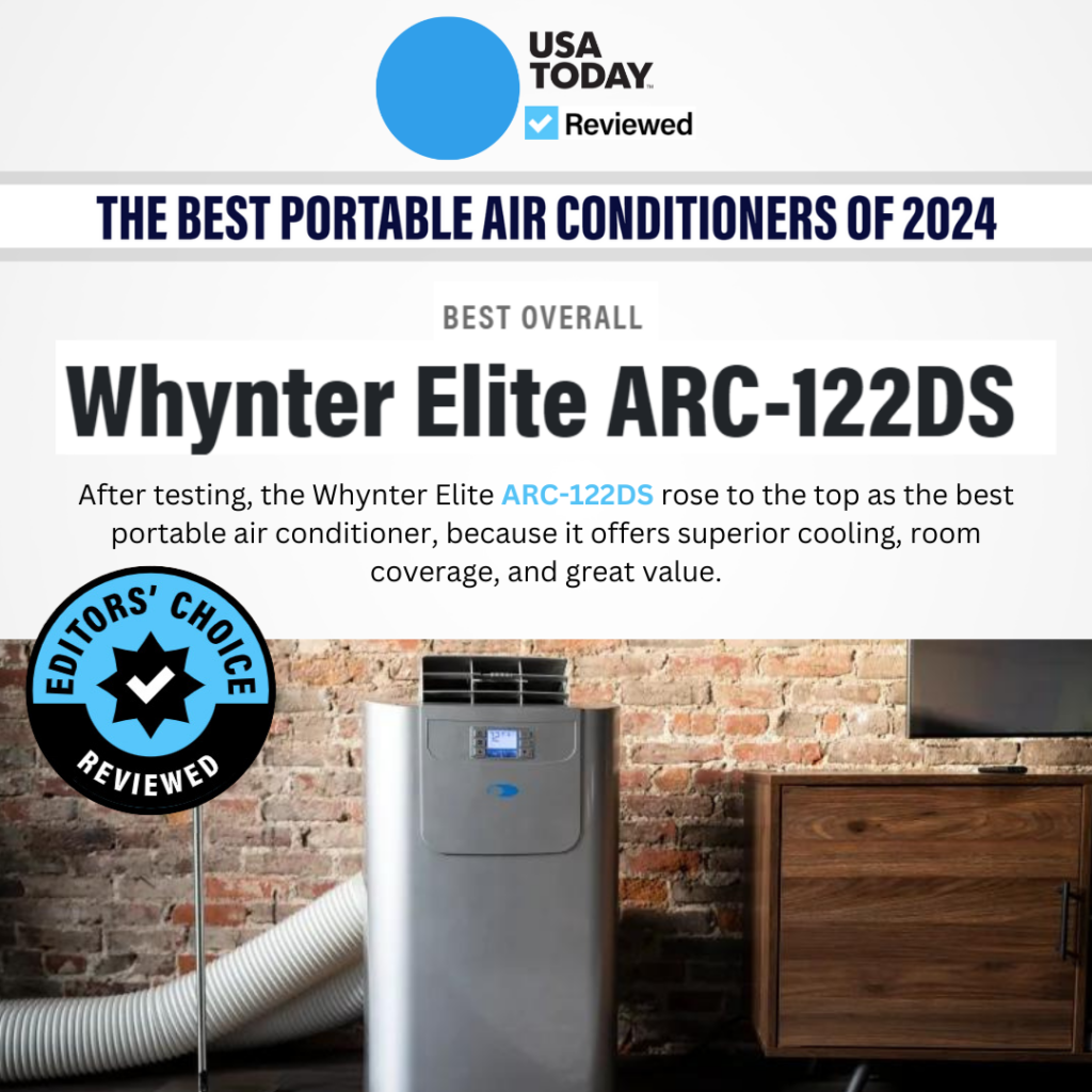 Elite Arc Ds Dual Hose Portable Air Conditioner Whynter