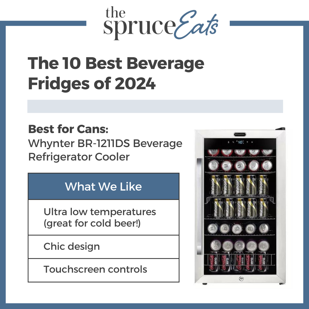 Whynter BR-1211DS Freestanding Beverage Refrigerator